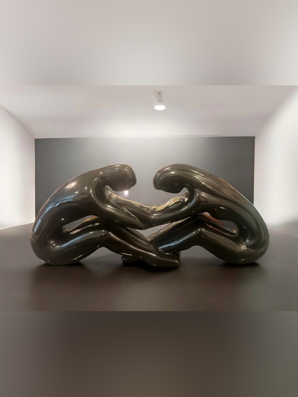Vintage 1960 Royal Haeger "Partners" sculpture of two embracing figures.